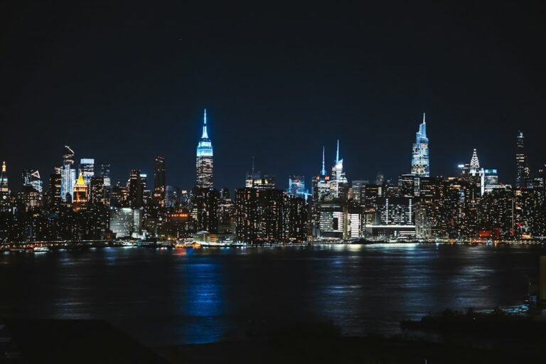 Night city skyline used as an illustrative series image